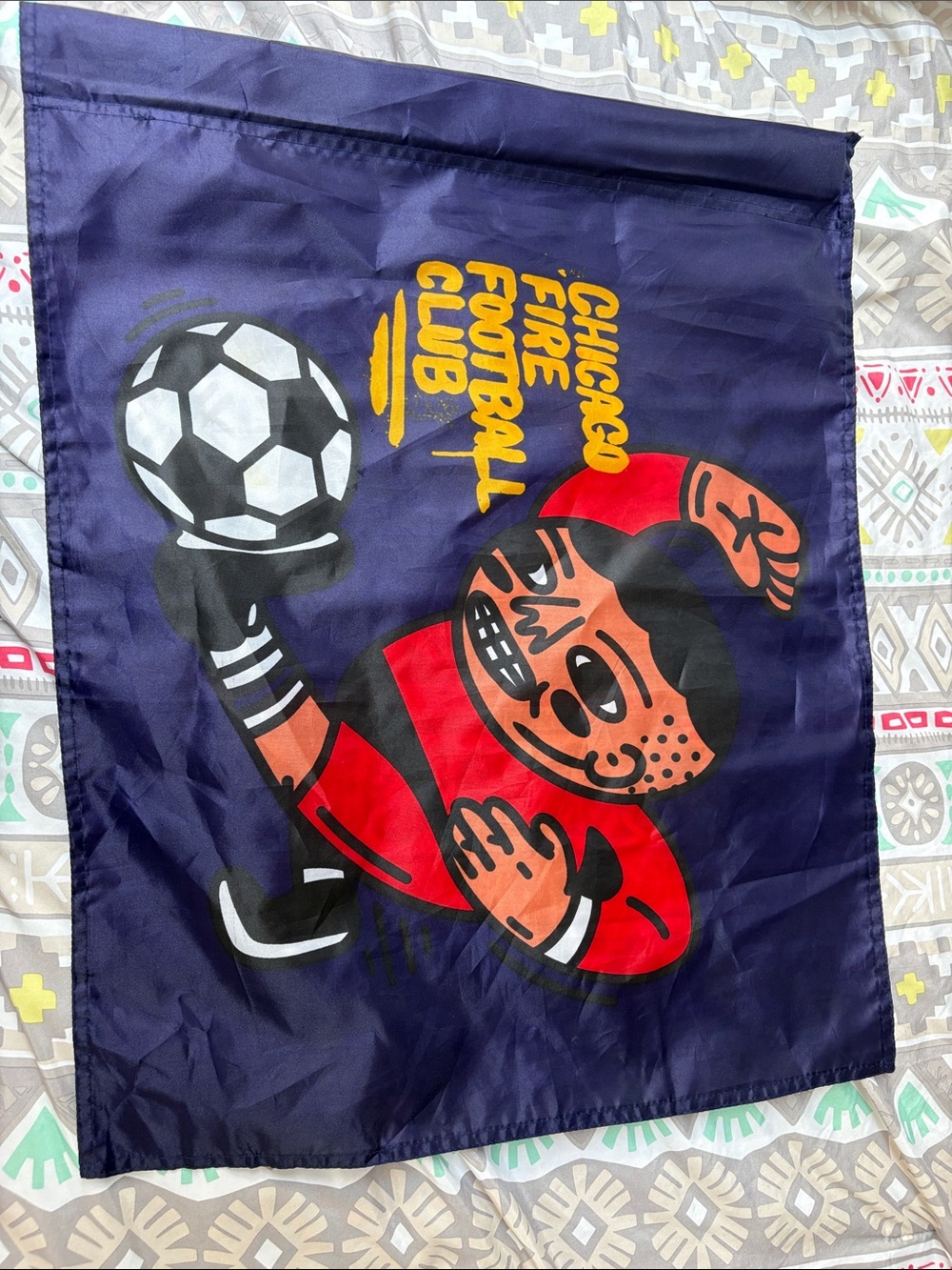 Sentrock Chicago Fire Navy Blue Decorative Flag